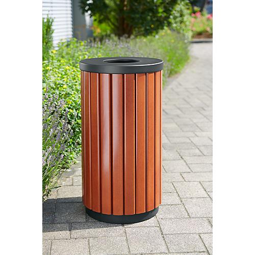 Au?enabfallbeh?lter 40 L, rund mit Einwurf oben