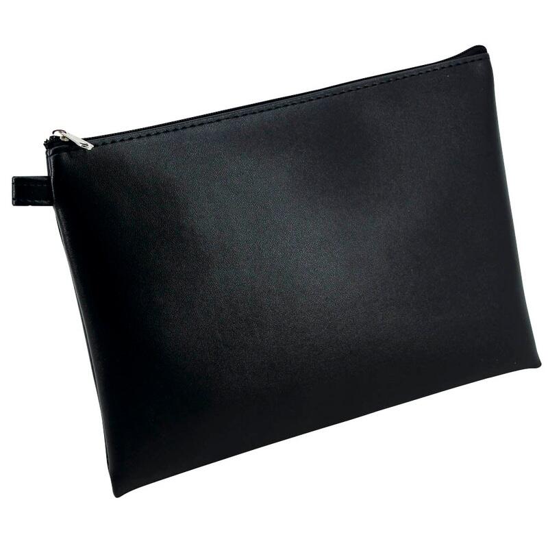 Alassio Reißverschlussbeutel 23x16cm schwarz