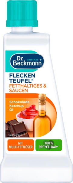Dr. Beckmann FLECKENTEUFEL FETTHALTIGES & SAUCEN Fleckenentferner 0,05 l