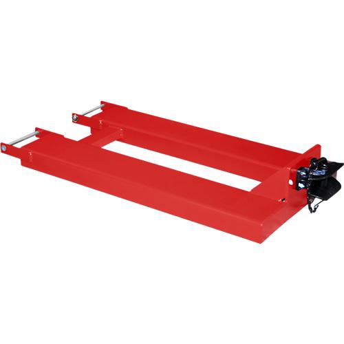 Bauer Rangierhilfe RH-RM, mit Anh?ngerkupplung, bis 650 kg, L 1465 x B 650 x H 270 mm, lackiert, feuerrot RAL 3000