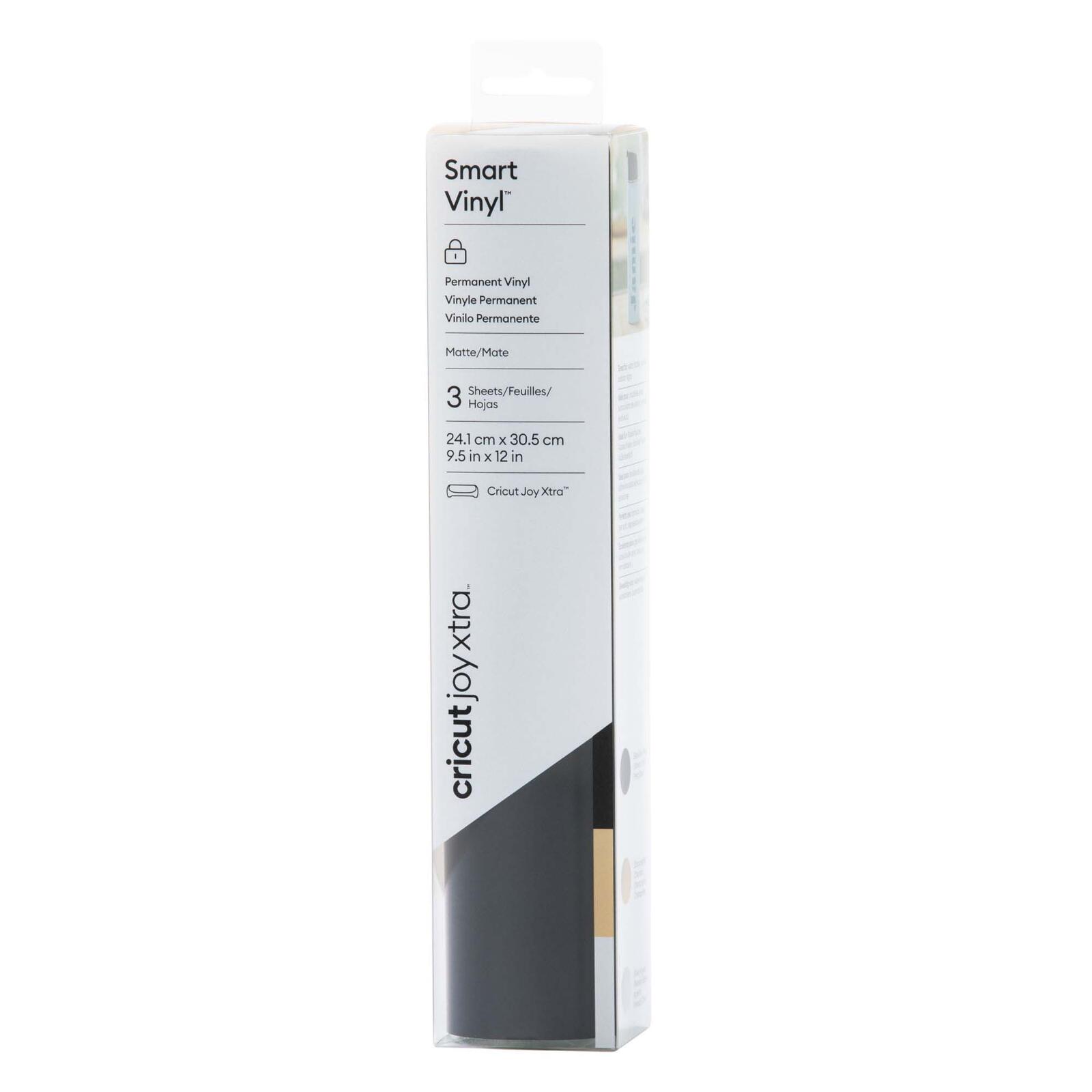 Cricut Vinylfolie permanent 24,1 cm x 30,5 cm 3 St. farbsortiert
