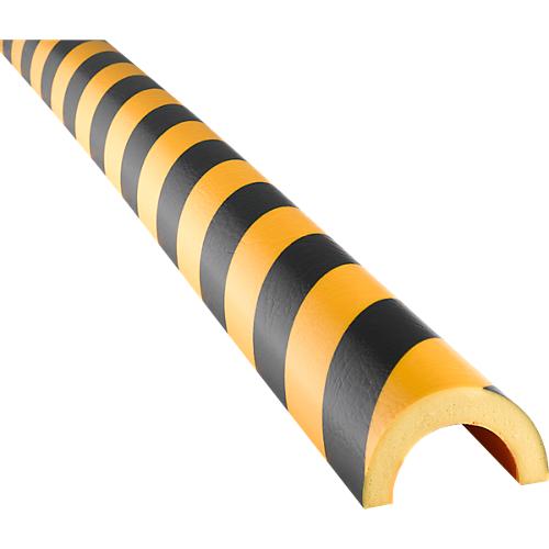Knuffi? Warn-Schutzprofil Typ 350, Polyurethan-Schaum, gelb/schwarz, L?nge 1 Meter