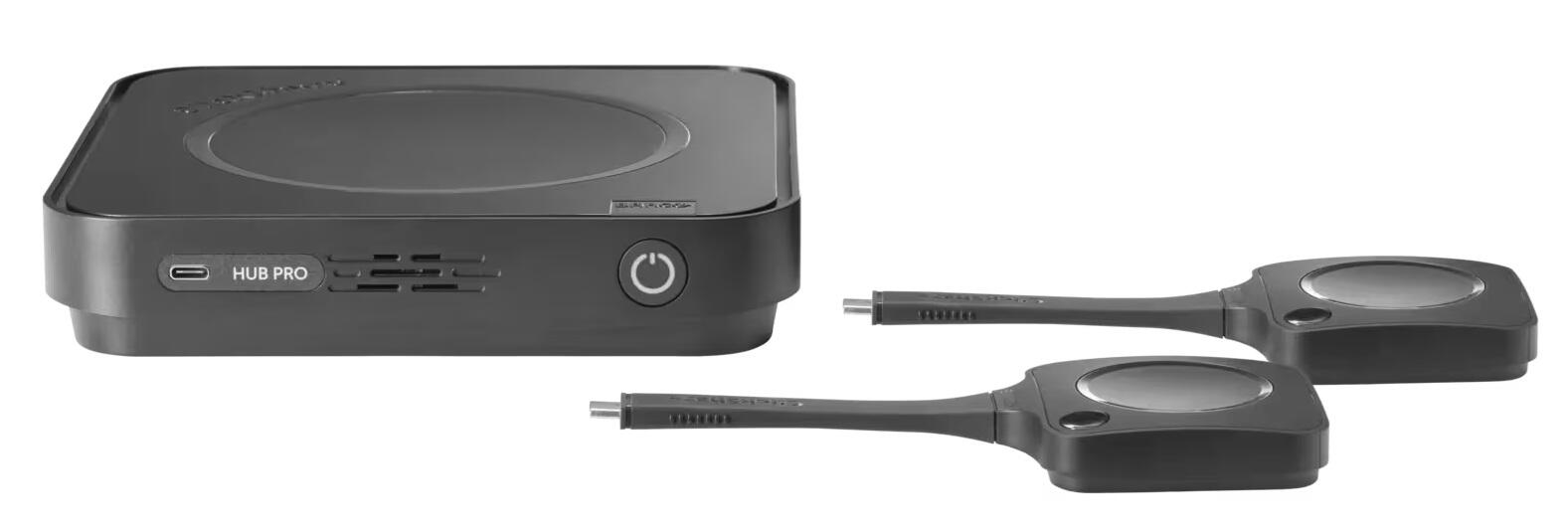 Barco ClickShare Hub Pro Videokonferenzraumsystem inkl. 2 Clickshare Button Gen 5