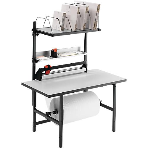Rocholz Komplett-Packplatz System 1600/2, h?heneinstellbar, B 1600 x T 800 x H 690-960 mm