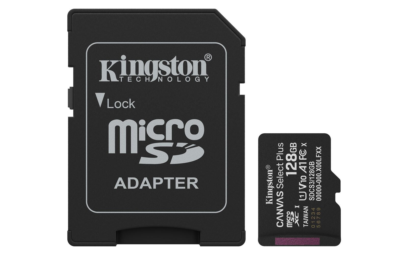 Kingston Canvas Select Plus – Flash-Speicherkarte – 128 GB