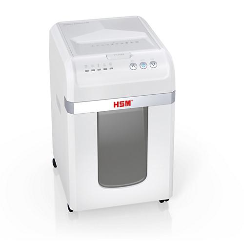 HSM Autofeed Aktenvernichter Shredstar X200, Partikelschnitt 4 x 12 mm, P-4, 30 l, 10-200 Blatt Schnittleistung, mobil, wei?