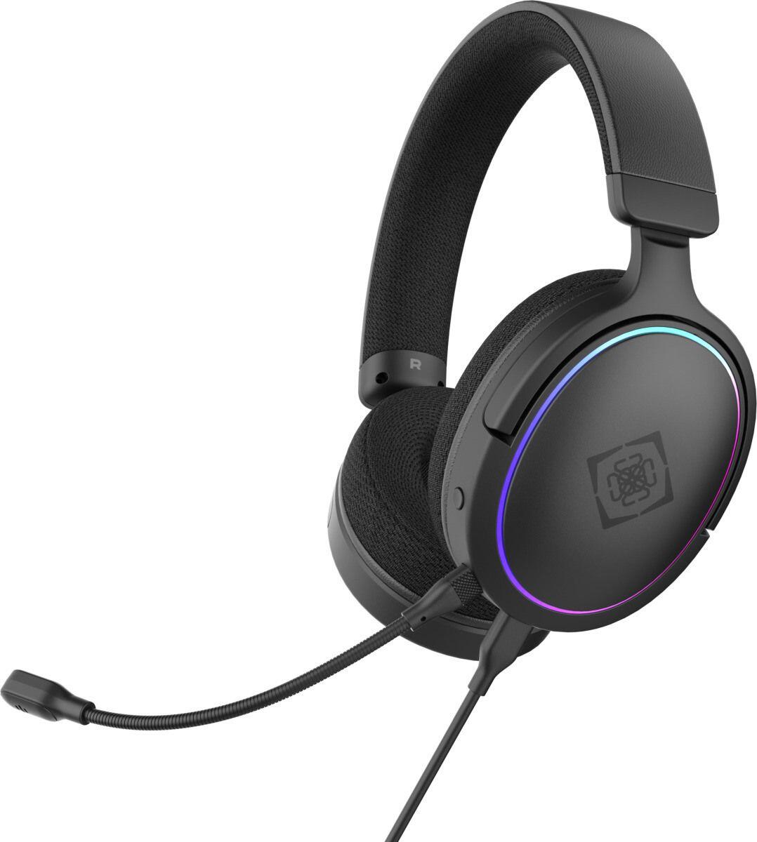 Deltaco DH430 USB Gaming Headset, Schwarz