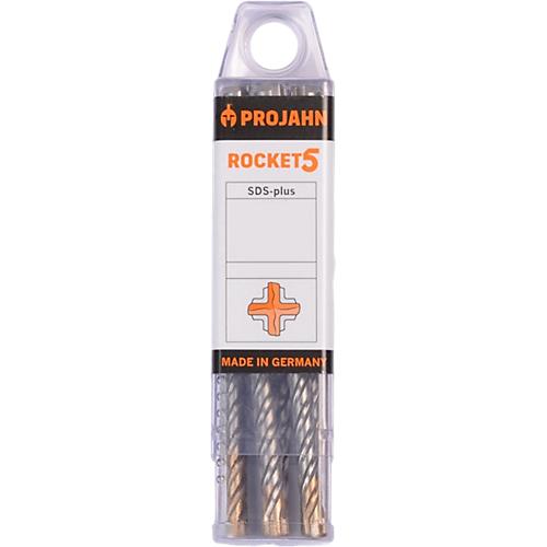 Projahn Hammerbohrer-Set ROCKET 5, Stahl, SDS-plus, ? 16 mm x 260 mm, 5er Pack