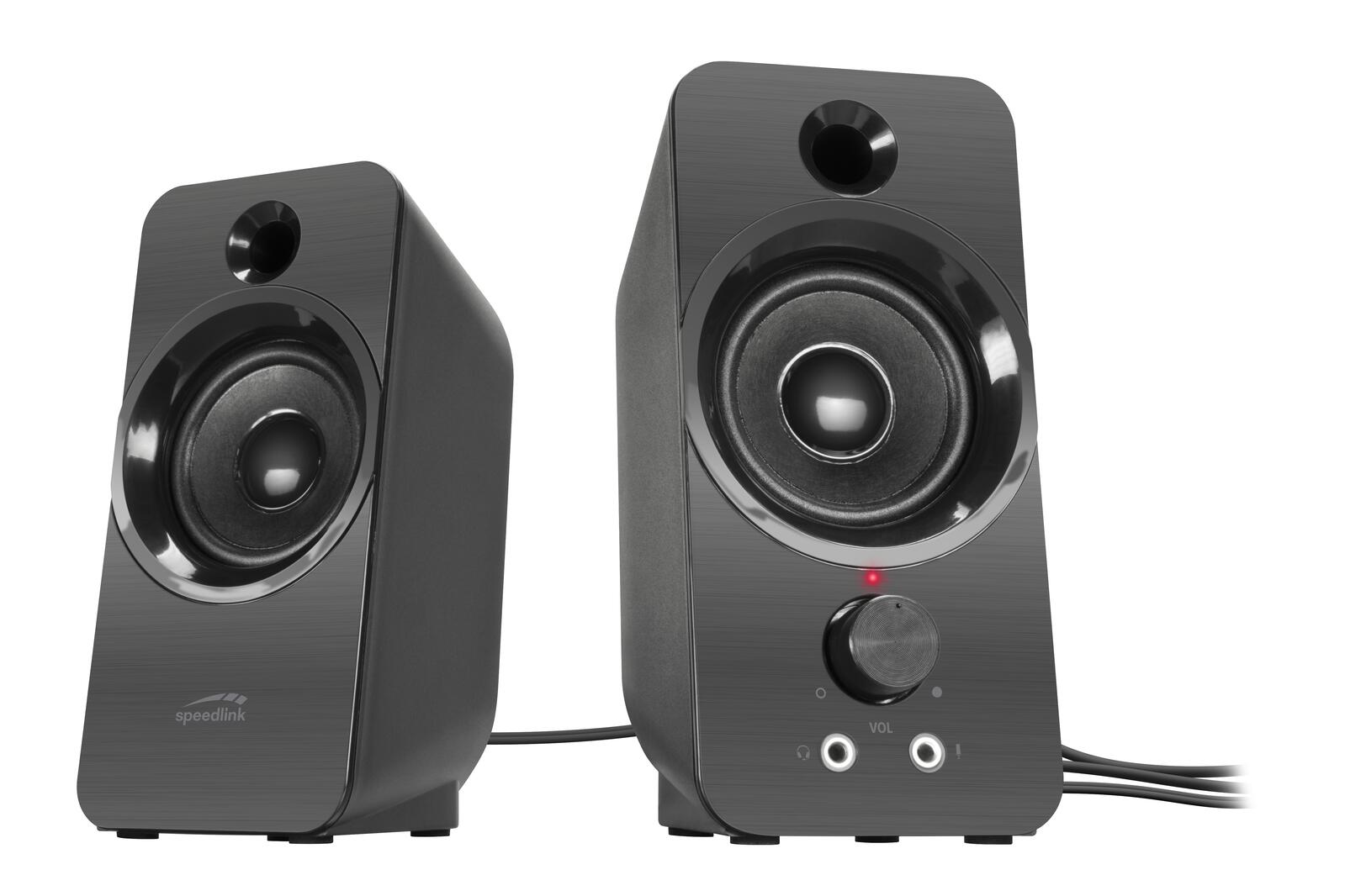 Speedlink DAROC Stereo Lautsprecher, schwarz