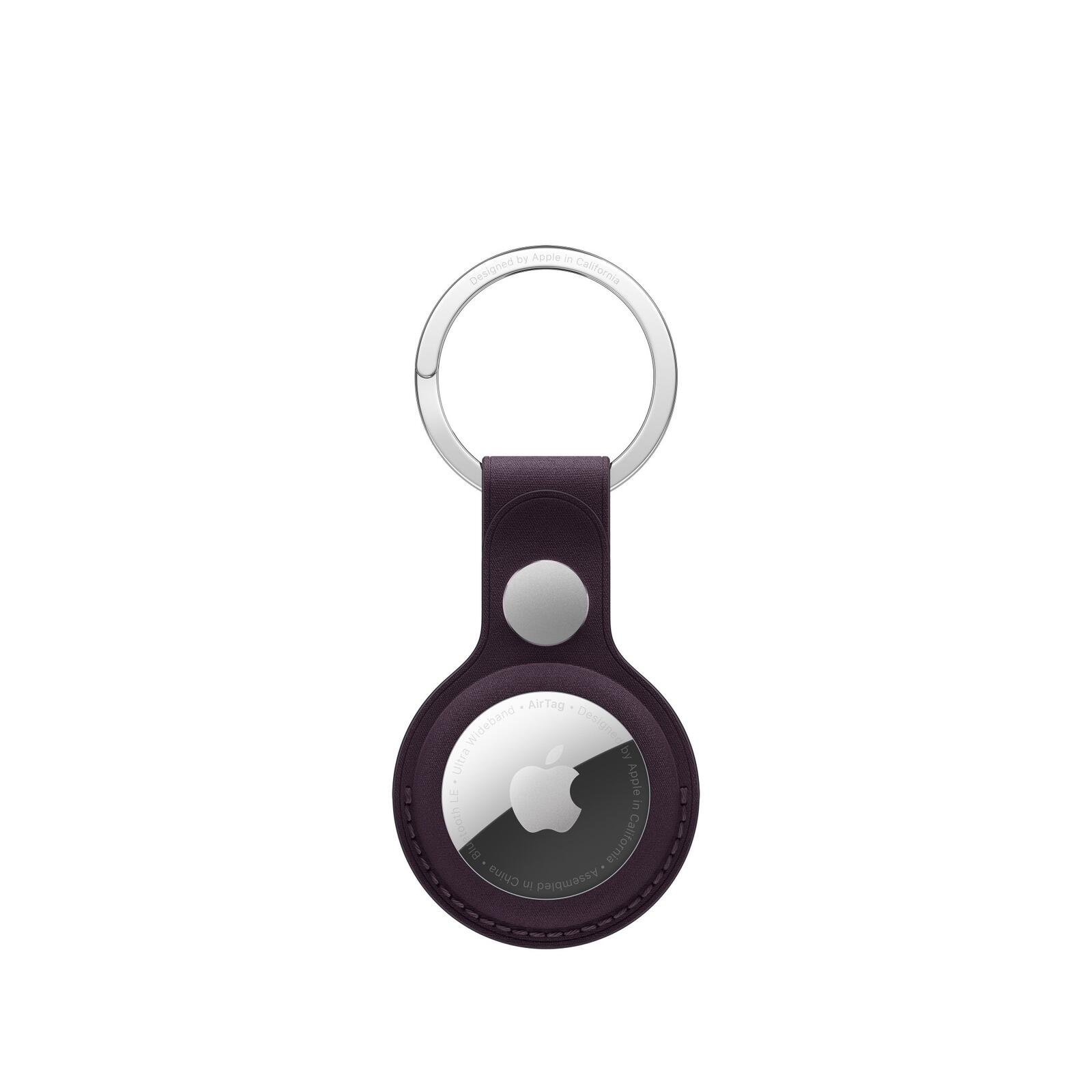 Apple AirTag Schlüsselanhänger aus Feingewebe (brombeere)