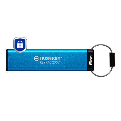 Kingston IronKey Keypad 200C – USB-Stick – 8 GB