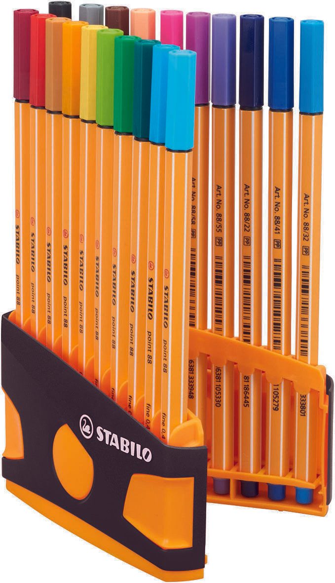 STABILO Point 88 Fineliner 0.4 mm Mehrfarbig