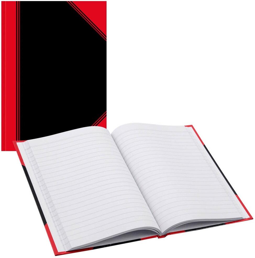 Bantex Chinakladde Notizbuch A4 liniert – 96 Blatt / 192 Seiten