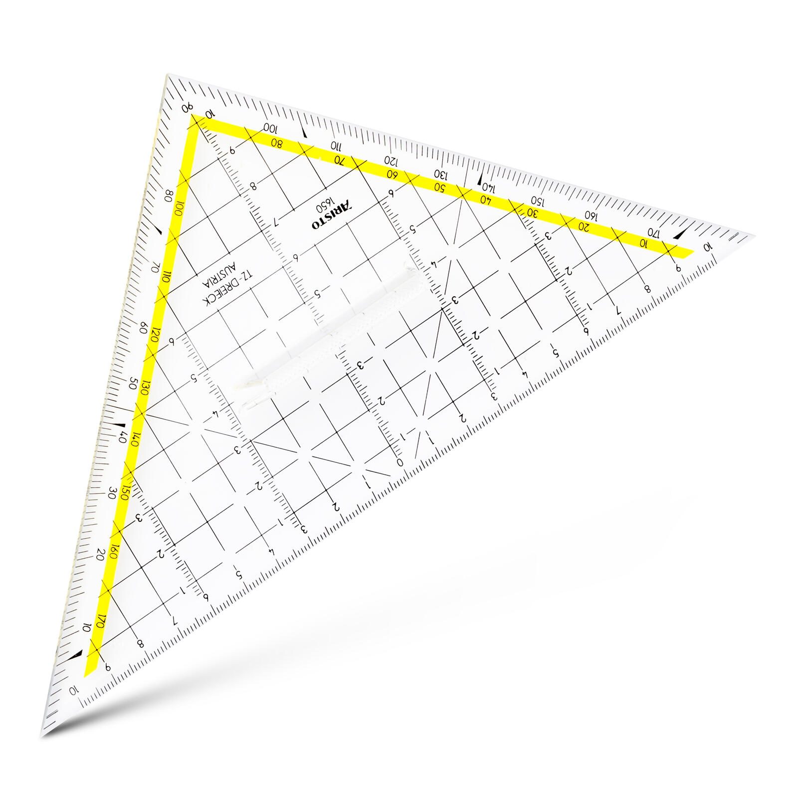 ARISTO Geometrie-Dreieck mit Griff 22,5 cm