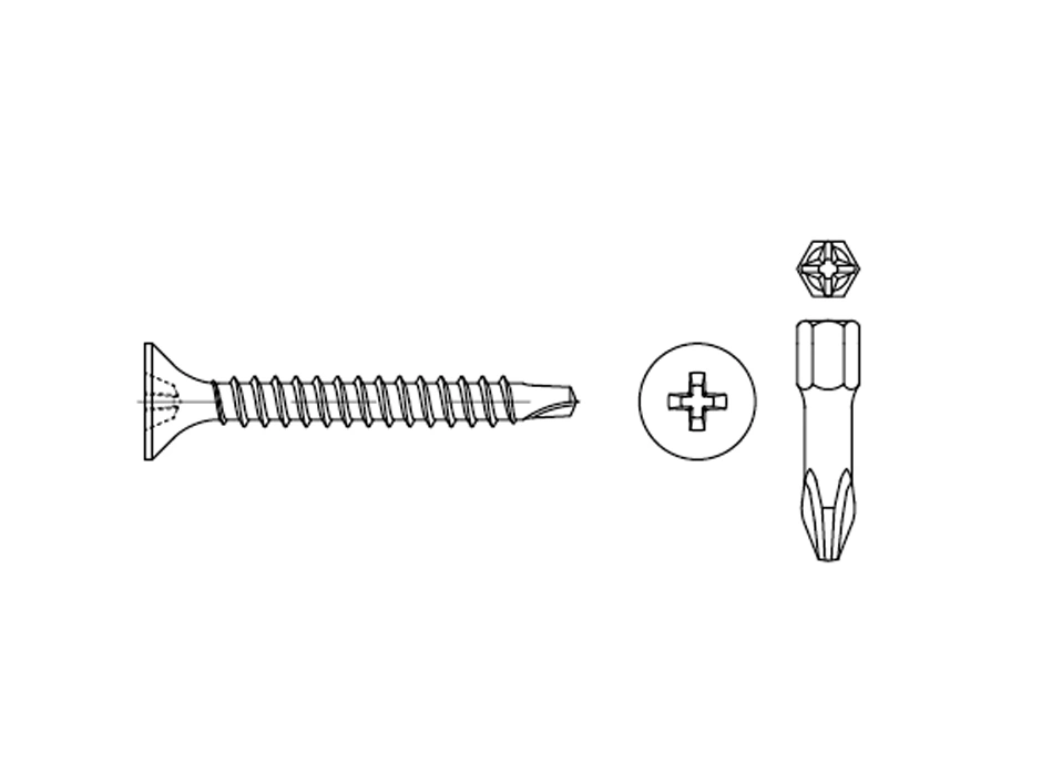 BUTLER PRO Schnellbauschr. ph. PH TK Ø3,5×25 mm 250 St.