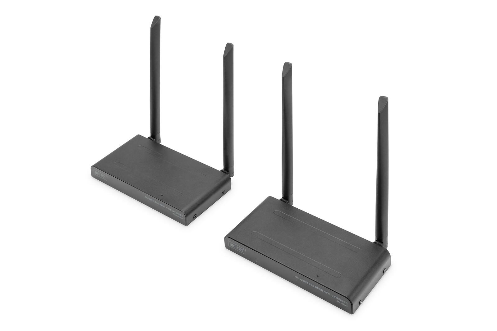 Digitus 4K Wireless HDMI Extender/Splitter Set, 1×4 150 m, 1x TX, 1x RX