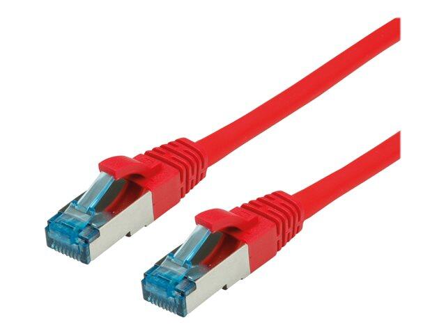 VALUE – Patch-Kabel rot RJ-45 (M) zu RJ-45 (M) – 1 m – SFTP, PiMF – CAT 6a