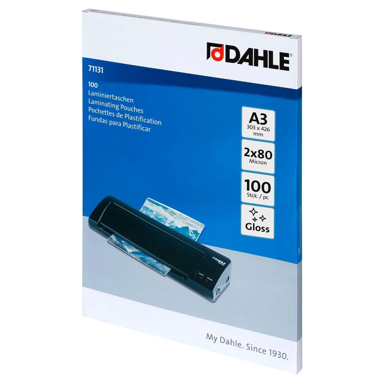 DAHLE Laminierfolien glänzend 80 mikron A3