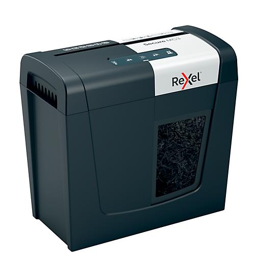 Rexel Secure MC3 Whisper-Shred? Aktenvernichter P5, Mikroschnitt 2 x 15 mm, 10 l, 3 Blatt Schnittleistung, Anti-Papierstau-Technologie, schwarz