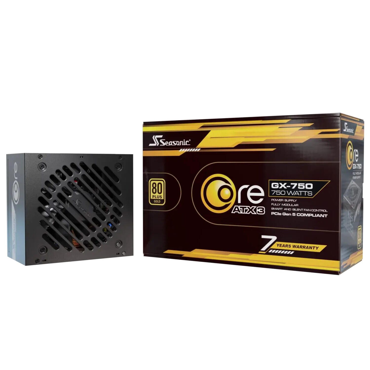 Seasonic Netzteil Core GX 750 V2 ATX 3.1 full-modular 750W 80+ Gold schwarz