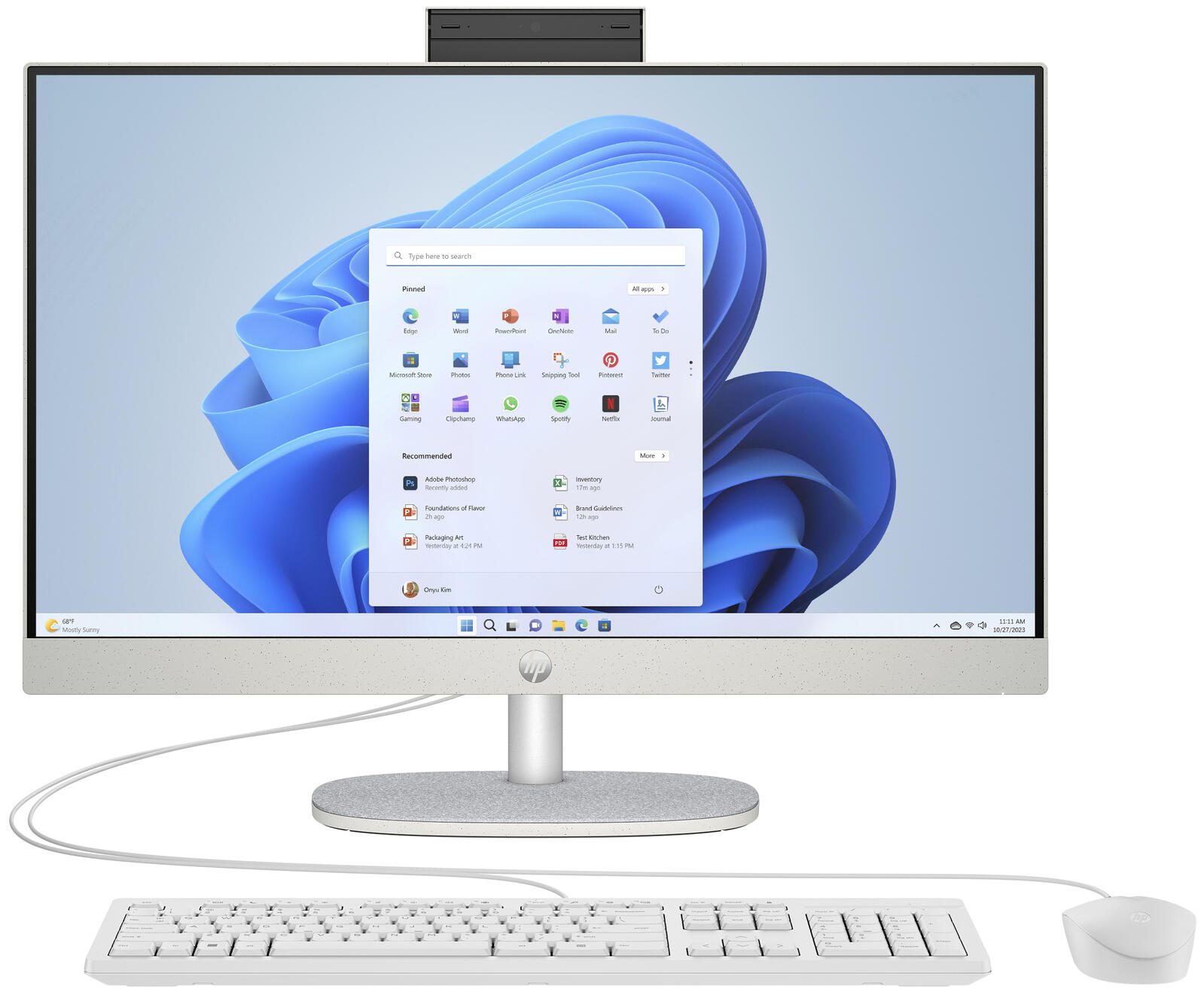 HP 24-cr0009ng All-in-One-PC 60,5 cm (23,8 Zoll)
