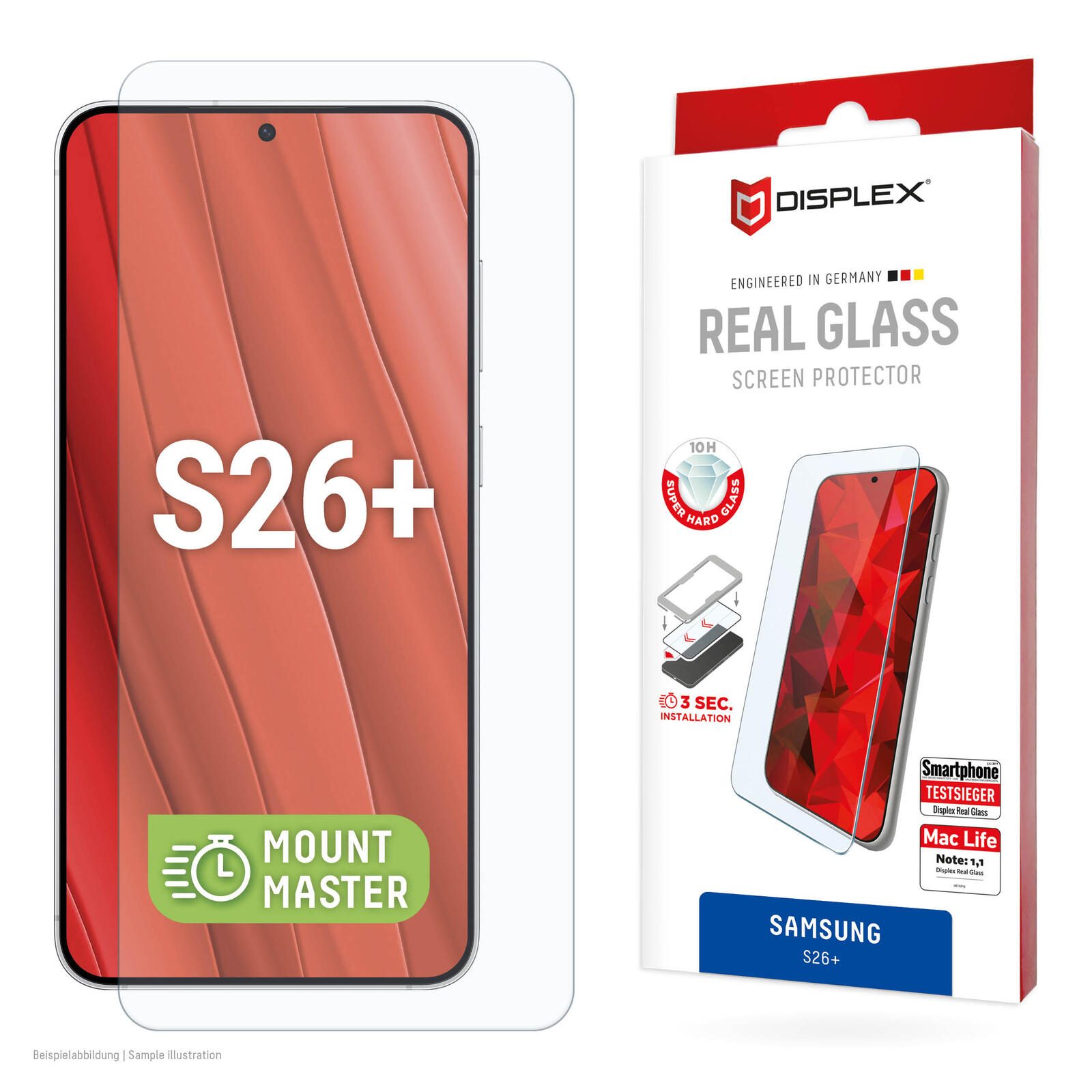 DISPLEX Schutzglas für Samsung S26+