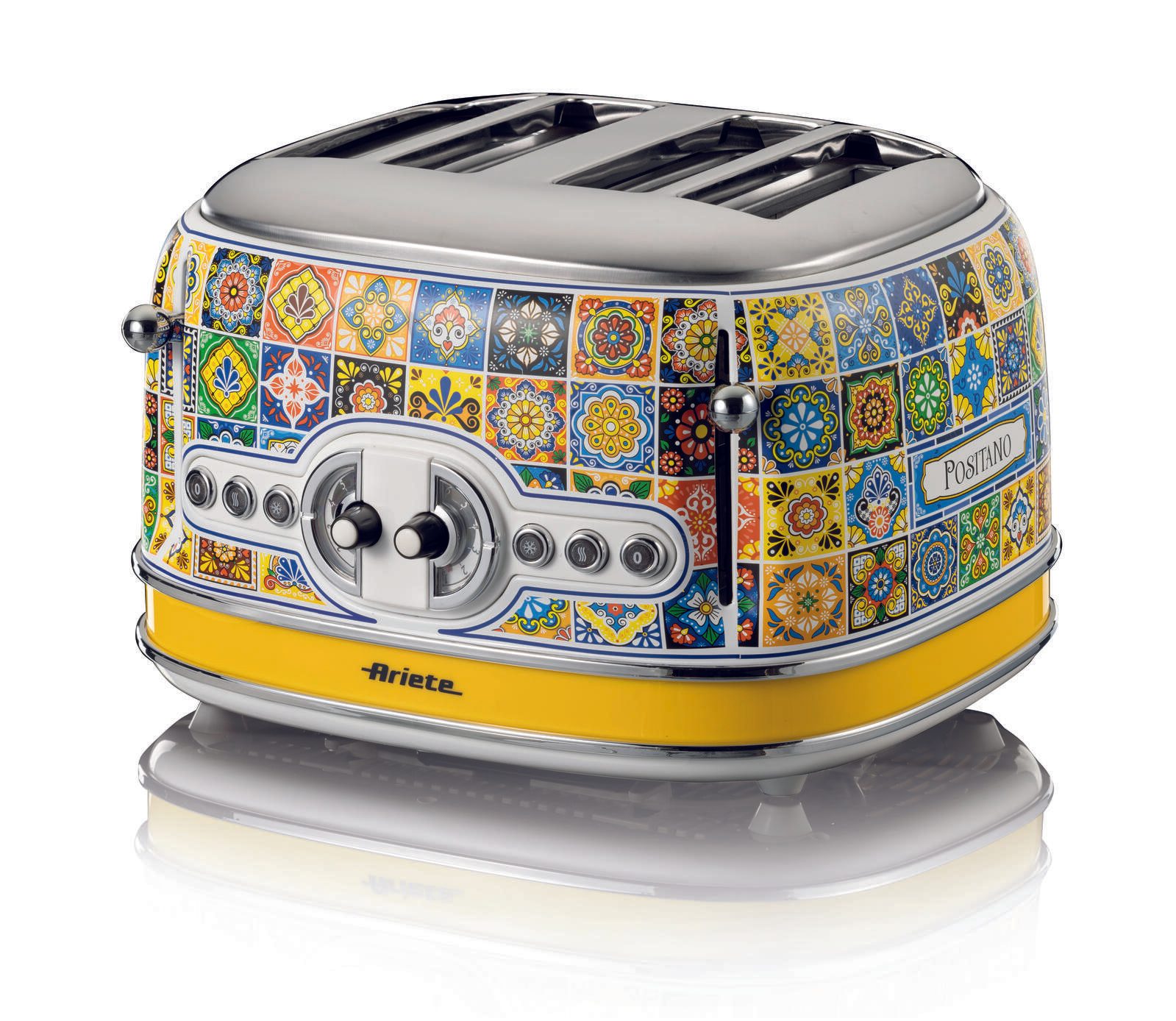 Ariete Vintage 4-Schlitz-Toaster – Positano Design