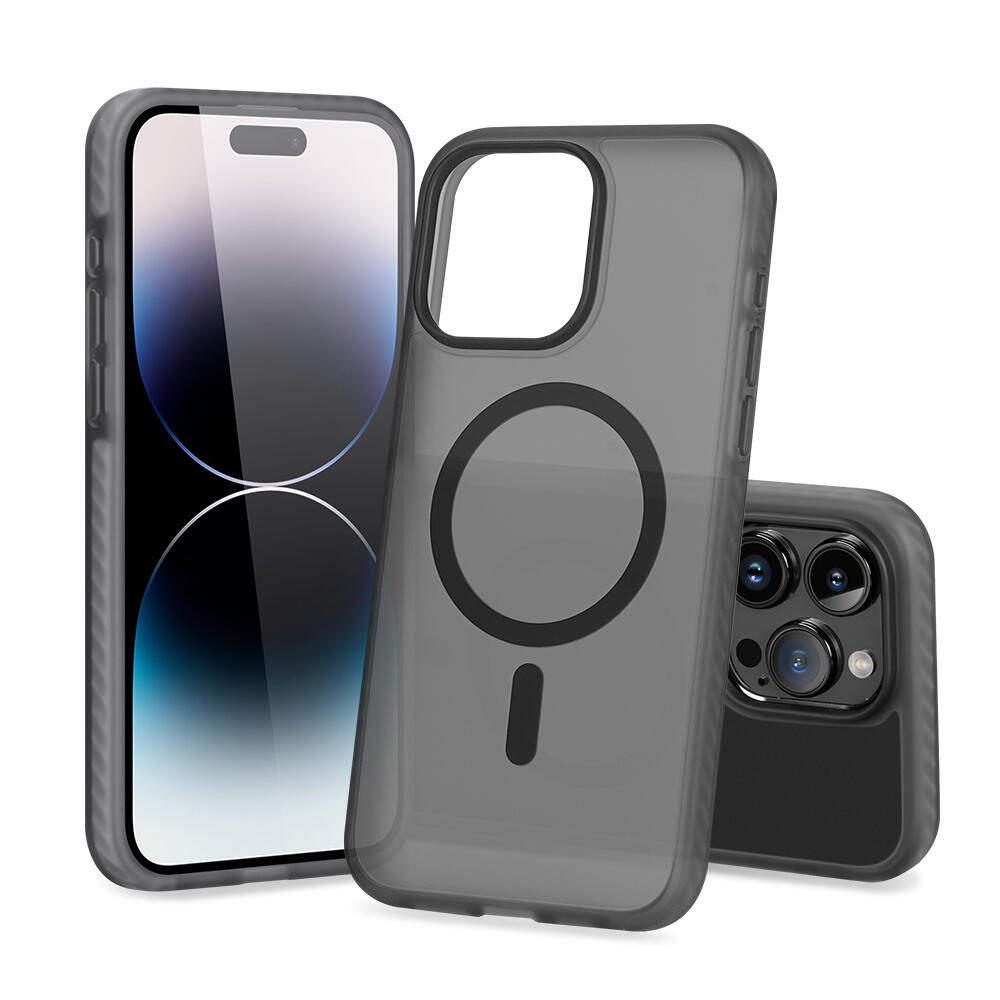 Nevox StyleShell Invisio für das iPhone 15 Pro mit MagSafe – Schwarz