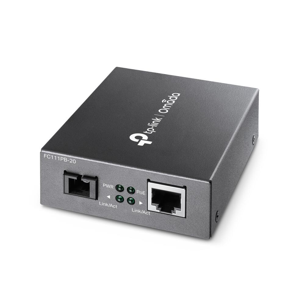 TP-Link Omada FC111PB-20 10/100 Mbps Medienkonverter mit PoE
