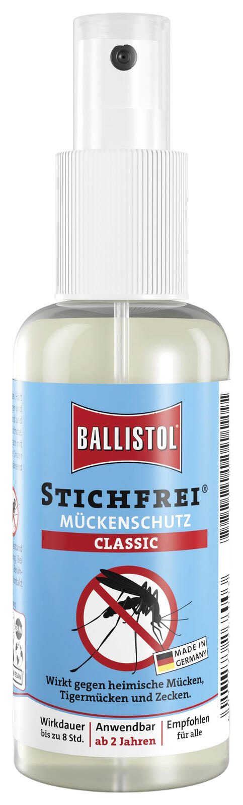 BALLISTOL STICHFREI® CLASSIC Mückenschutz-Spray 100 ml