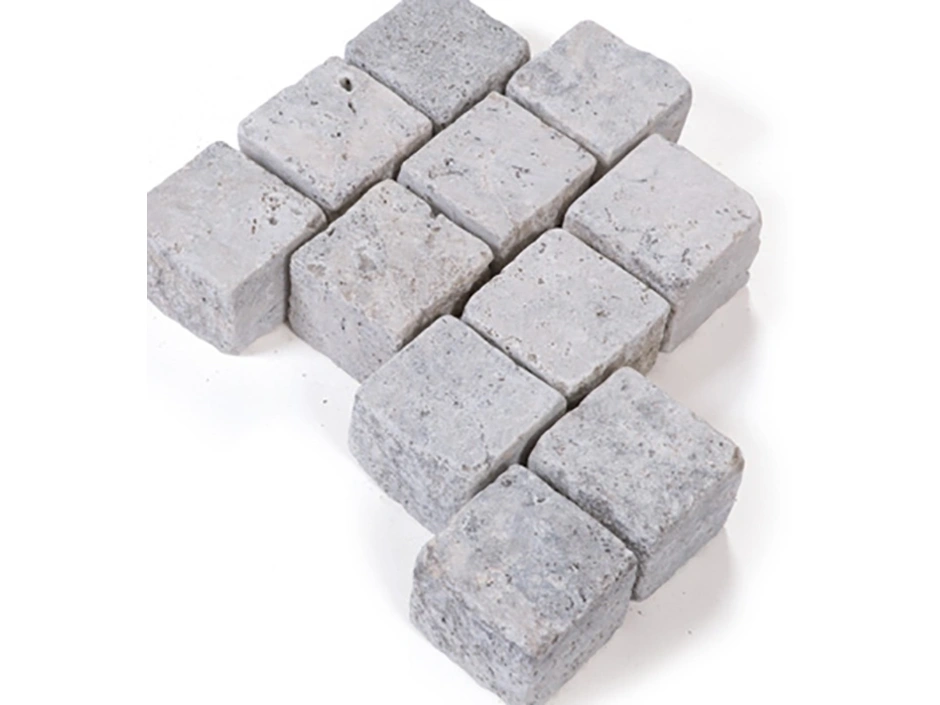 seltra Silverato Pflasterstein silbergrau 10x10x8 cm