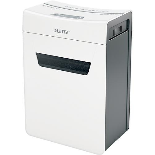 Leitz IQ 6M Protect Premium Aktenvernichter P5, Mikroschnitt 2 x 15 mm, 18 l, 6 Blatt Schnittleistung, Anti-Papierstau-Technologie, wei?