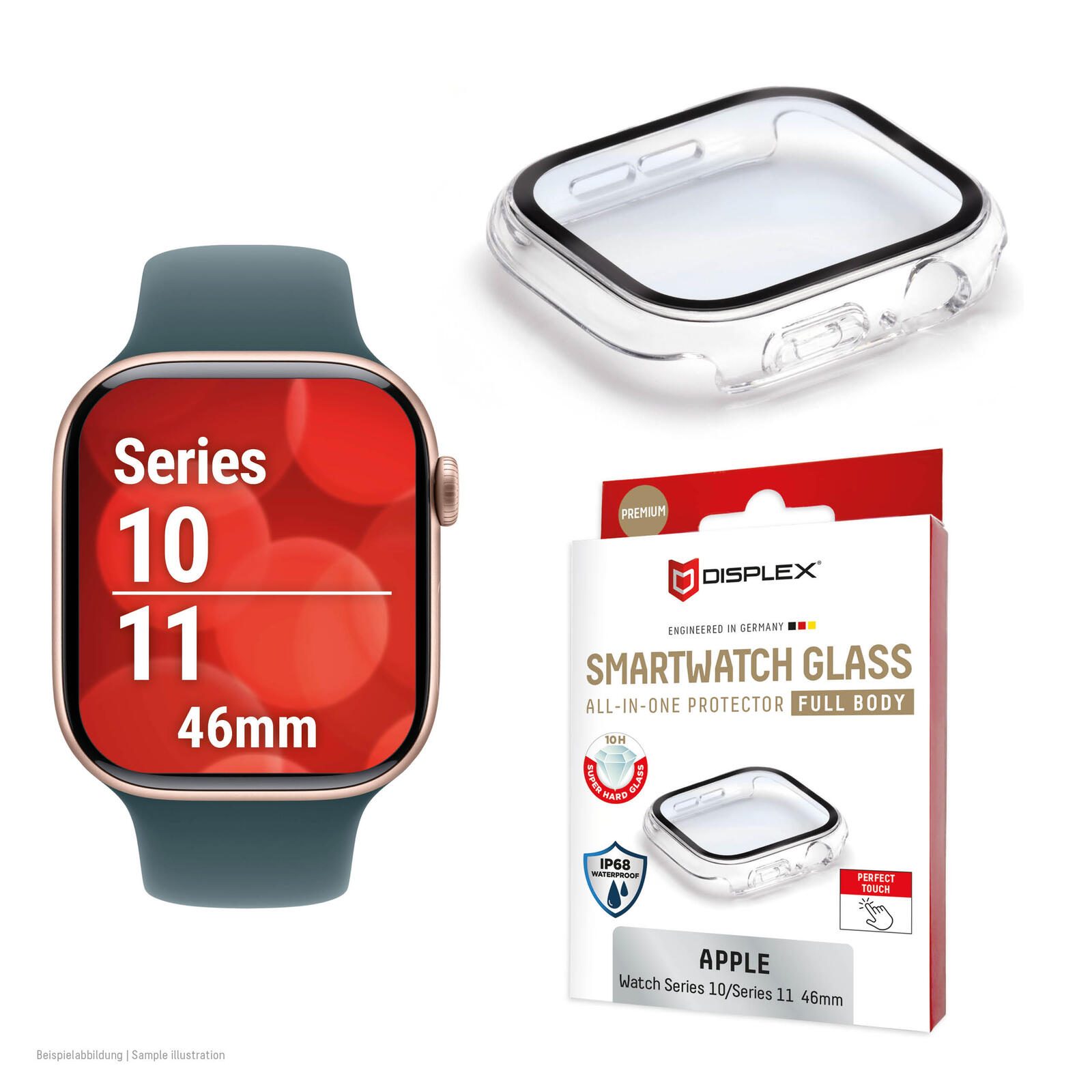 DISPLEX 10H Panzerglas Apple Watch 11/10 (46mm)