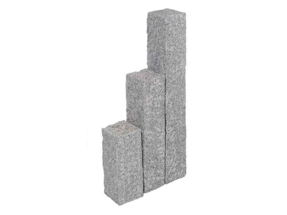 Nat.Palisade Bora edelgrau   12x12x 75cm