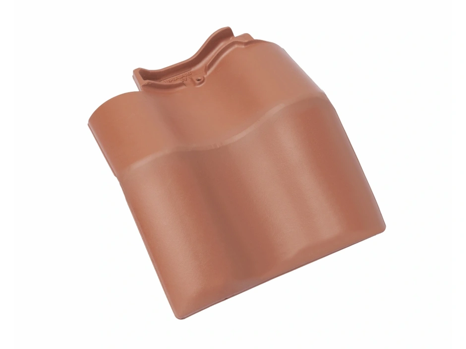 Braas Rubin 11V(H) Mansard-Doppelwulstziegel dunkelbraun