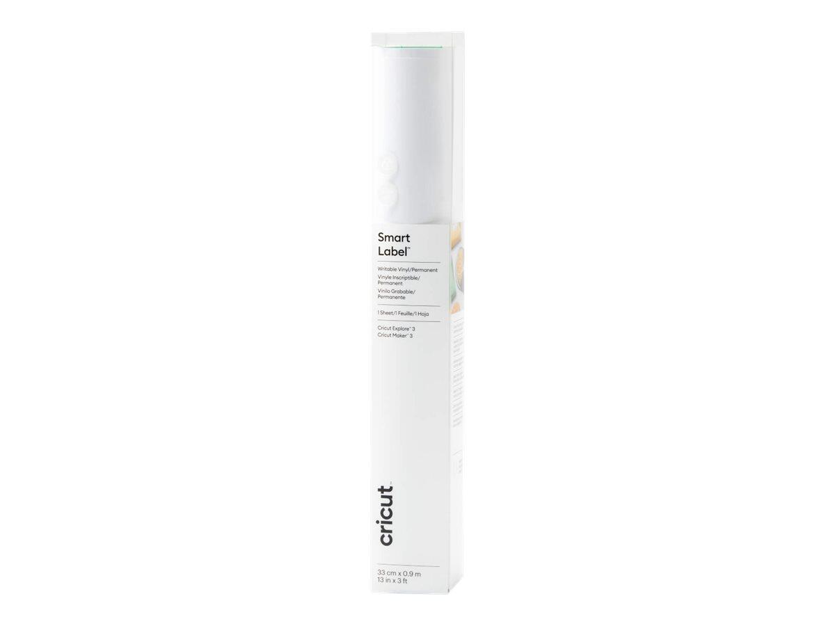 Cricut Vinylfolie beschreibbar – permanent 33 cm x 90 cm Weiß