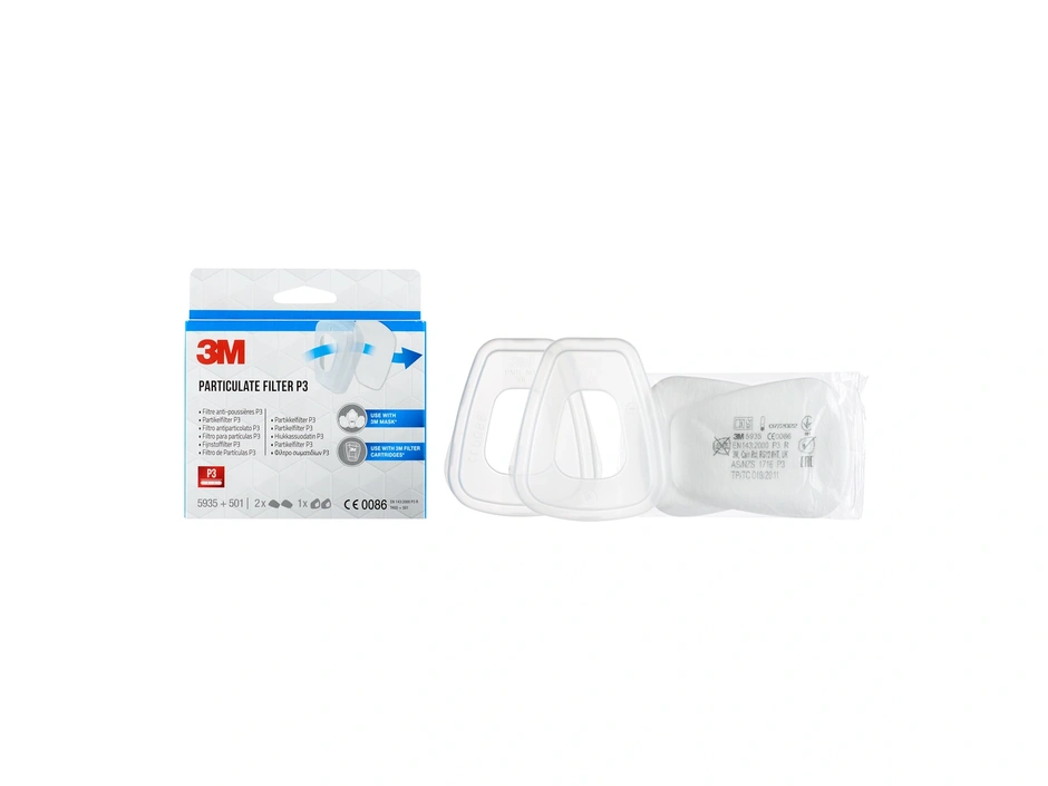3M Partikelfilter weiß FFP3, 2 Paar
