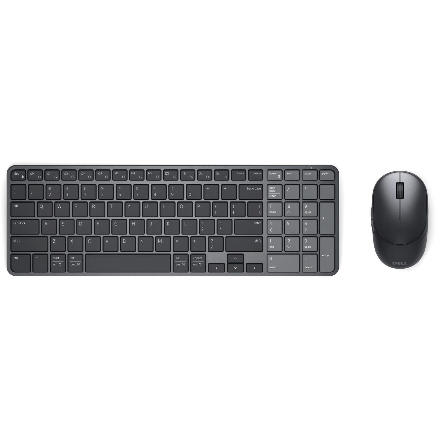 Dell Pro 7 KM746 kabellose Tastatur und Maus – QWERTZ DE – schwarz