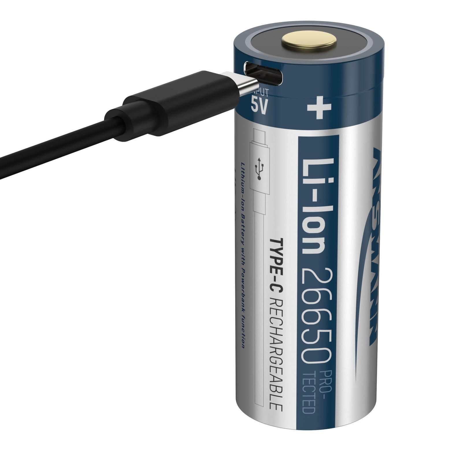 ANSMANN Akku mit Ladegerät 26650 3.6 V