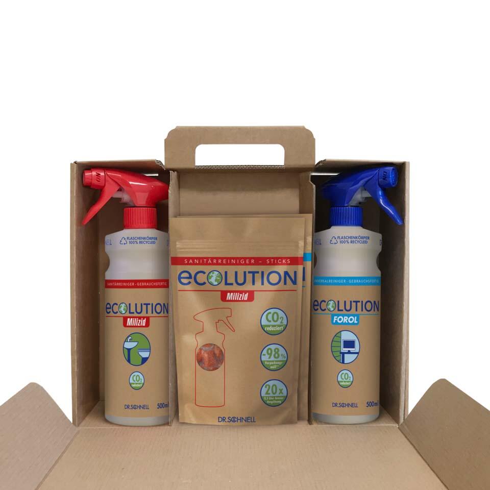 Dr. Schnell ECOLUTION Starterkit Allzweckreiniger 3x 20 g