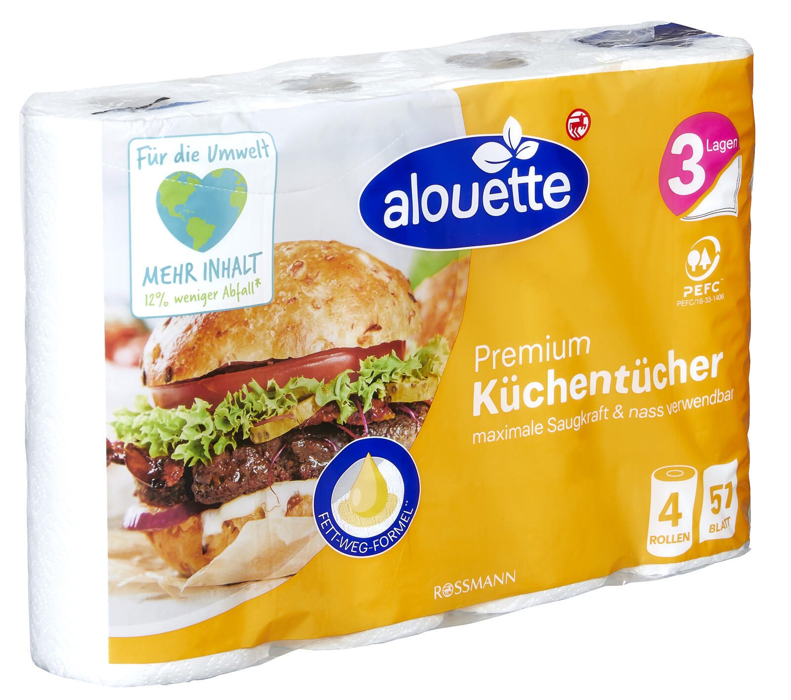alouette Küchenrollen 3-lagig