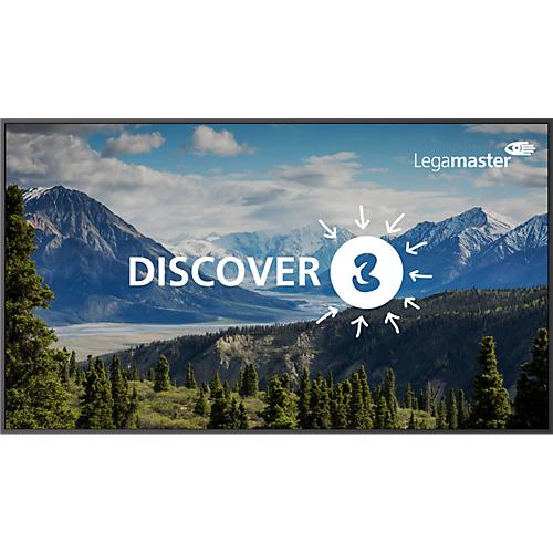 Legamaster DISCOVER 3 DIS-9820 Monitor, 98 Zoll, 4K Ultra HD, 3840 x 2160, ADS, 500 cd/m2, 60 Hz, schwarz