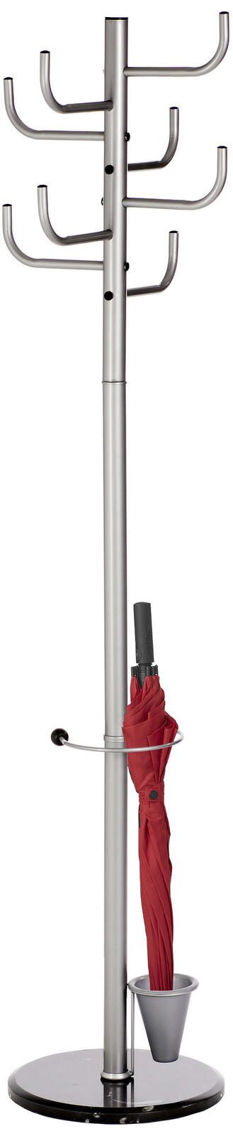 ALCO Kleiderständer silber Metall 40,0 x 172,0 cm 8 Haken