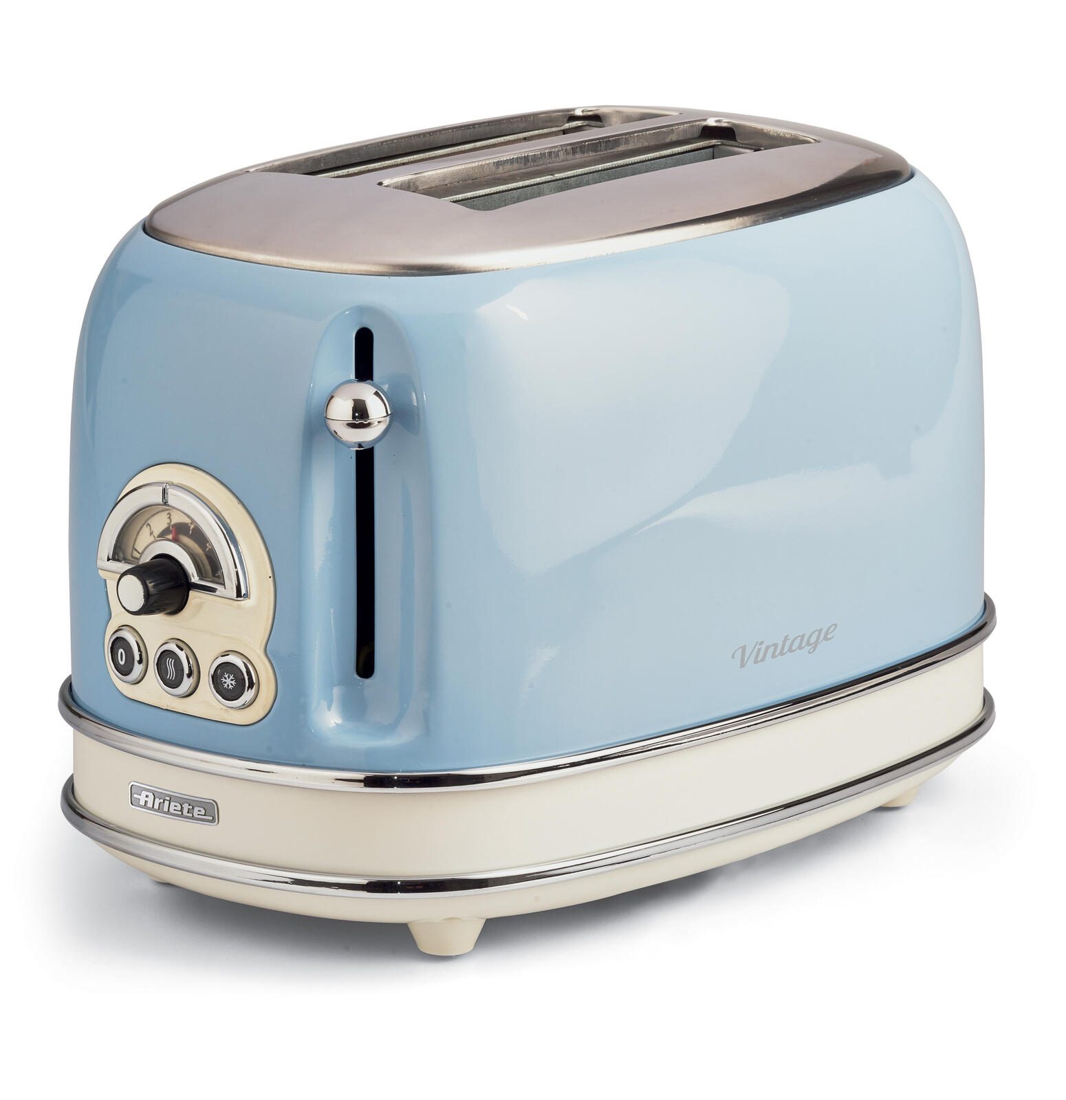 Ariete Vintage 2-Schlitz-Toaster – blau