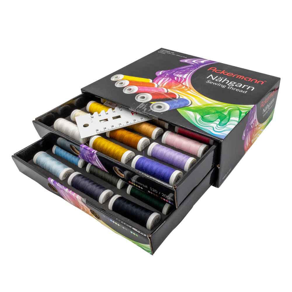 Ackermann Garn 36 verschiedene Farben