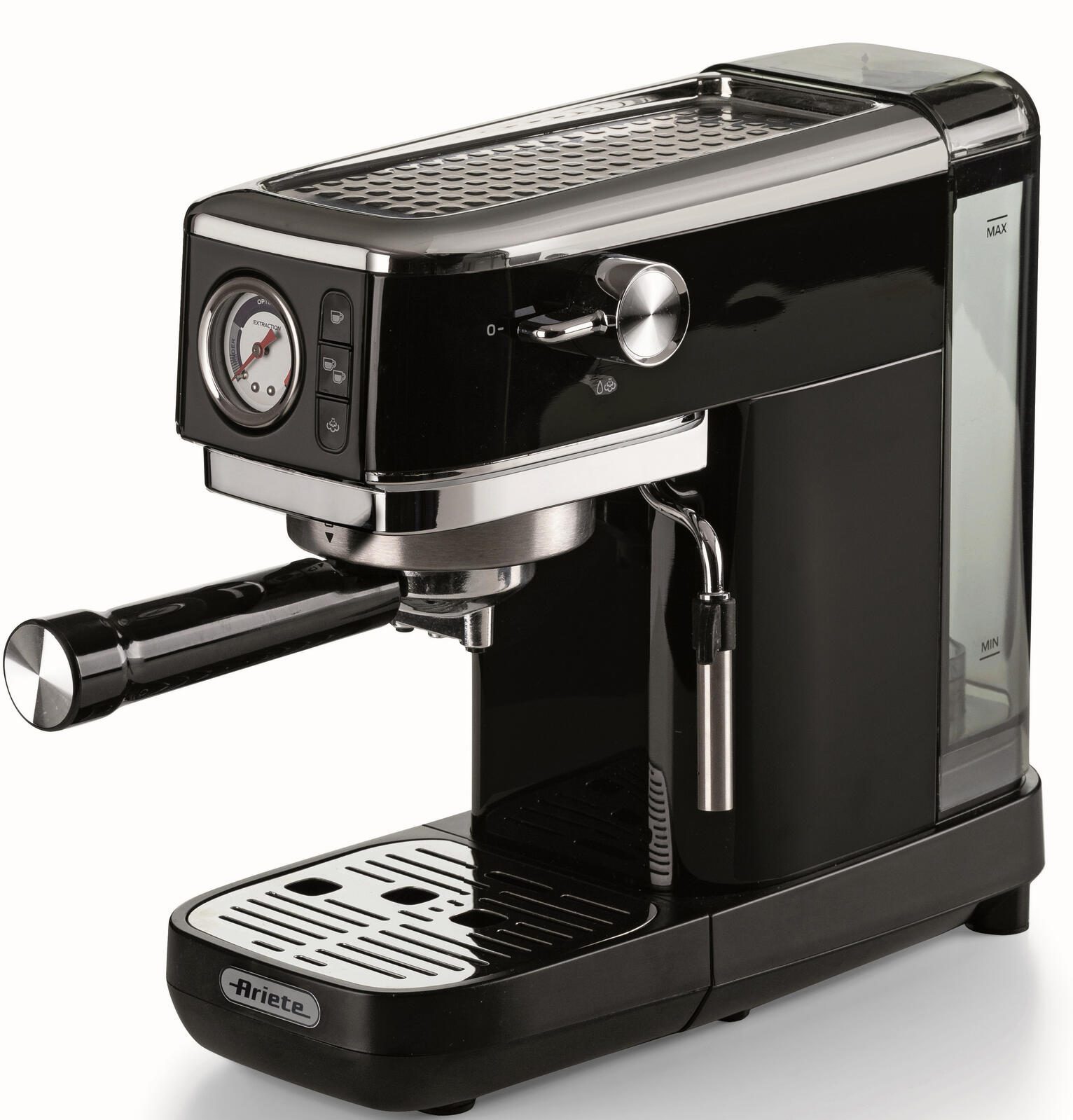 Ariete Slim Moderna Siebträgermaschine schwarz