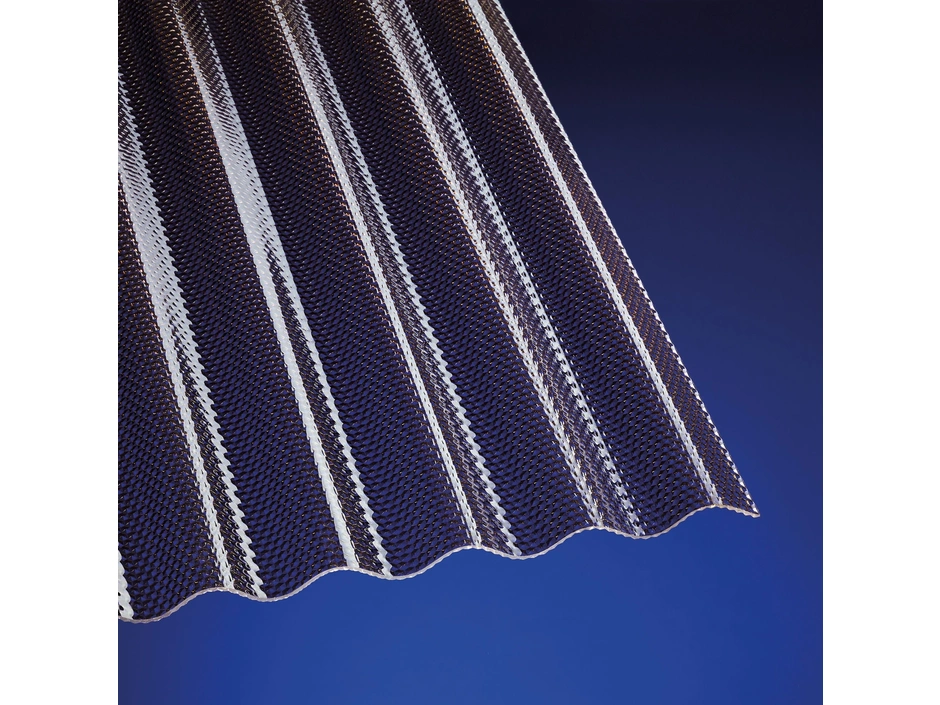 Scobalit Profilplatte Wabe Sinus bronze 3000×1045 mm