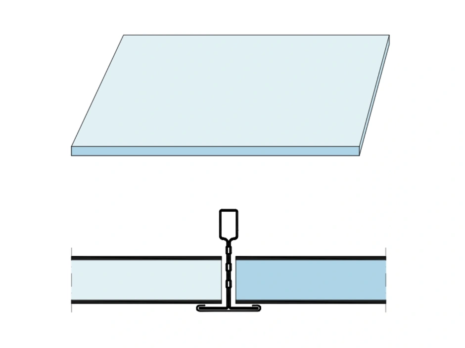 Knauf Plaza Regula R S15/S24 Gips-Kassette 625x625x12,5 mm