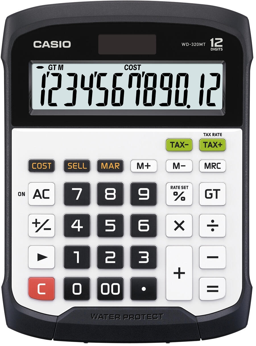 CASIO Tischrechner WD-320MT schwarz/weiß