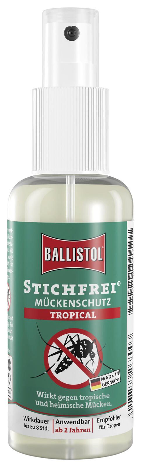 BALLISTOL STICHFREI® TROPICAL Mückenschutz-Spray 100 ml